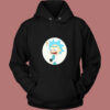 Rick And Morty Selfie Tiny Rick Girls Vintage Hoodie