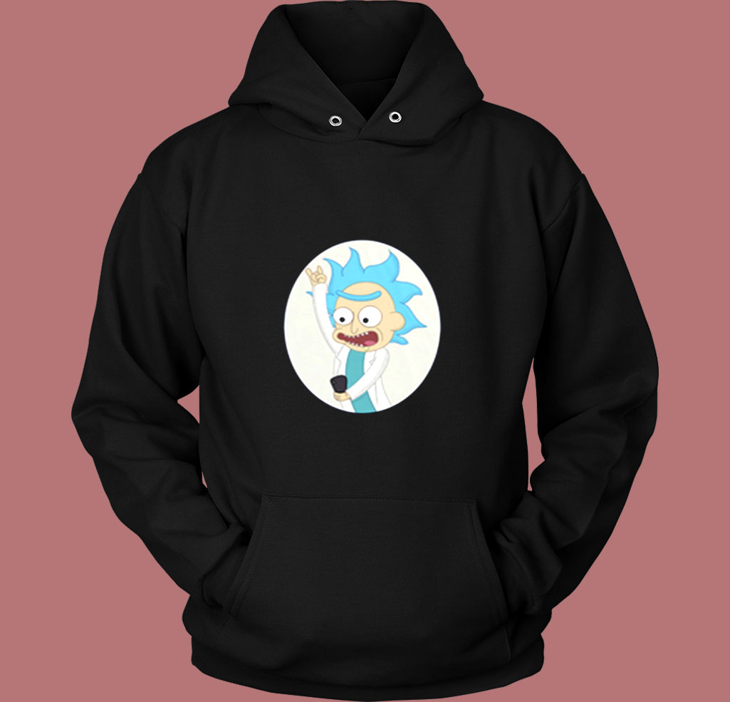 Rick And Morty Selfie Tiny Rick Girls Vintage Hoodie Rick And Morty Selfie Tiny Rick Girls Vintage Hoodie