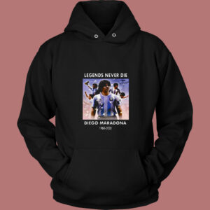 Rip Diego Maradona Legend Football 80s Hoodie