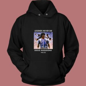 Rip Diego Maradona Legend Football 80s Hoodie
