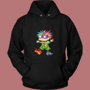Rugrats Chuckie Finster All Cartoon Characters Vintage Hoodie