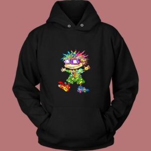 Rugrats Chuckie Finster All Cartoon Characters Vintage Hoodie
