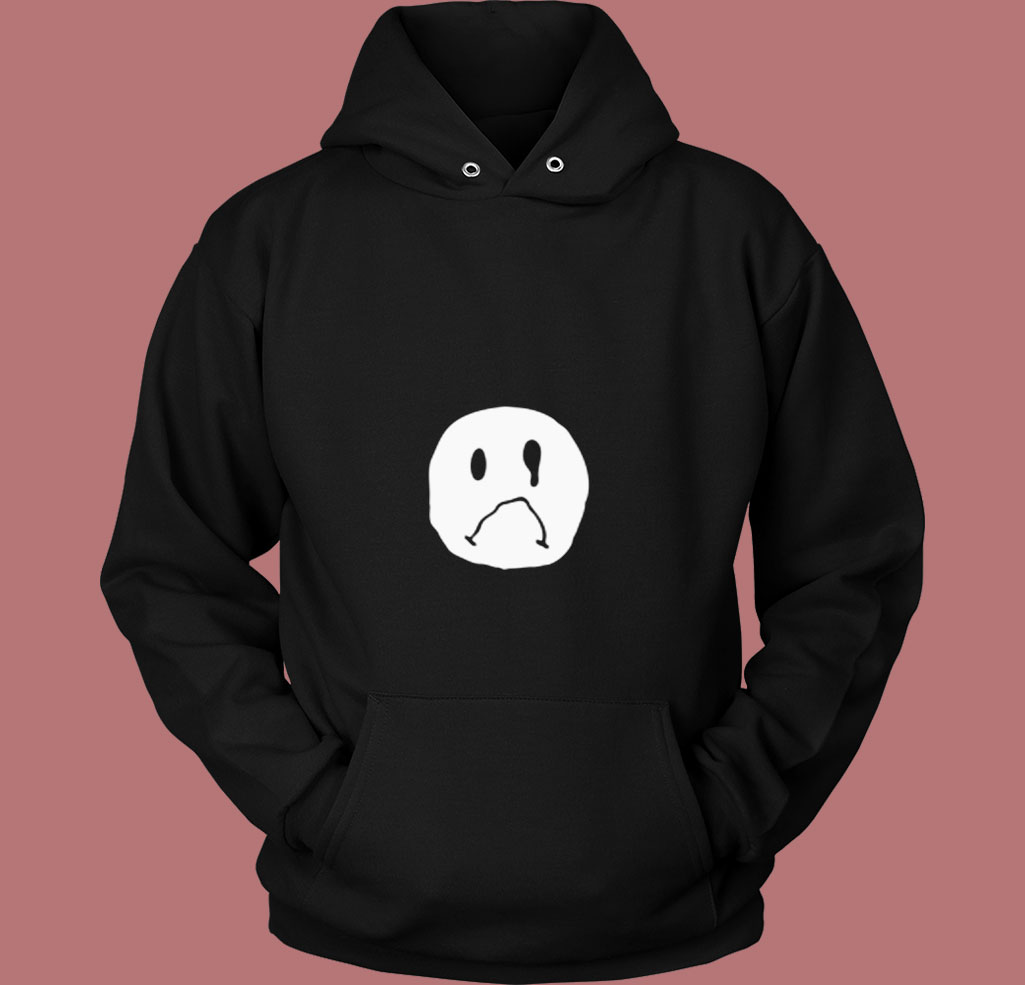 Sad Face Emoji Meme 80s Hoodie Sad Face Emoji Meme 80s Hoodie