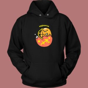 Sagittarius Sign Gudetama Funny Hoodie Style
