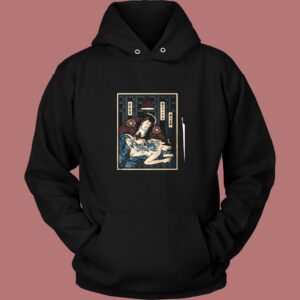 Samurai Tattoo Funny Vintage Hoodie