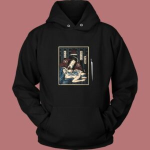 Samurai Tattoo Funny Vintage Hoodie