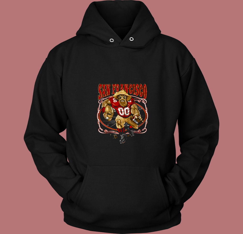 San Francisco Fan Fantasy Footballs 80s Hoodie San Francisco Fan Fantasy Footballs 80s Hoodie