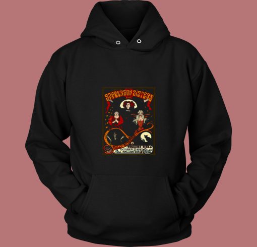 Sanderson Sisters Retro Hocus Pocus 80s Hoodie Sanderson Sisters Retro Hocus Pocus 80s Hoodie