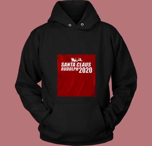 Santa Rudolph The Red Nosed Reindeer 80s Hoodie Santa Rudolph The Red Nosed Reindeer 80s Hoodie