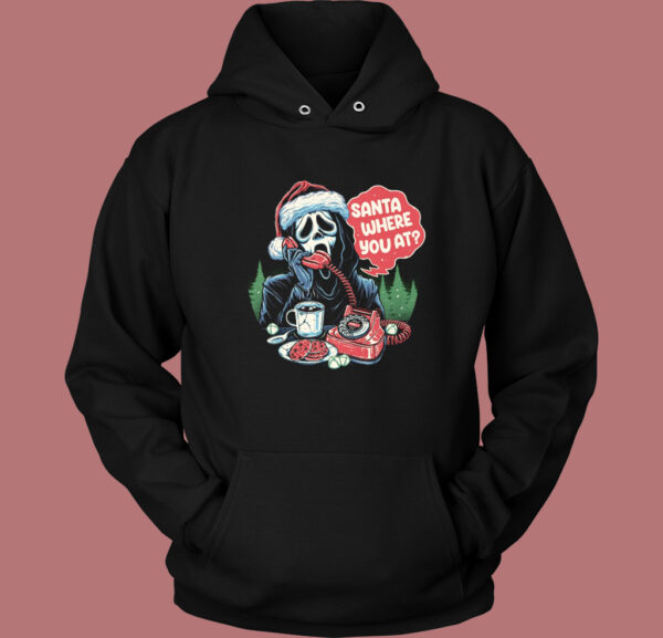 Satan Calling Santa Hoodie Style