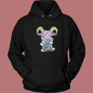 Satan Respects Pronouns Hoodie Style