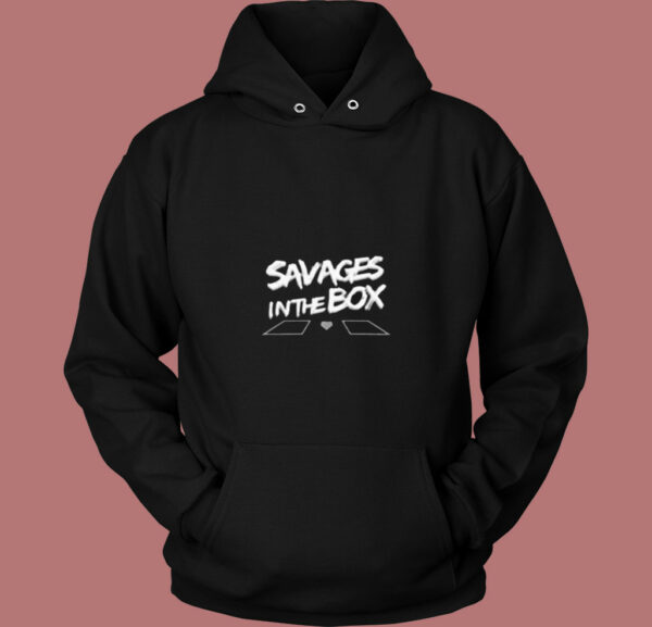 Savages In The Box New York Baseball 80s Hoodie