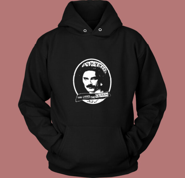 Save The Queen Freddie Mercury Parody Vintage Hoodie