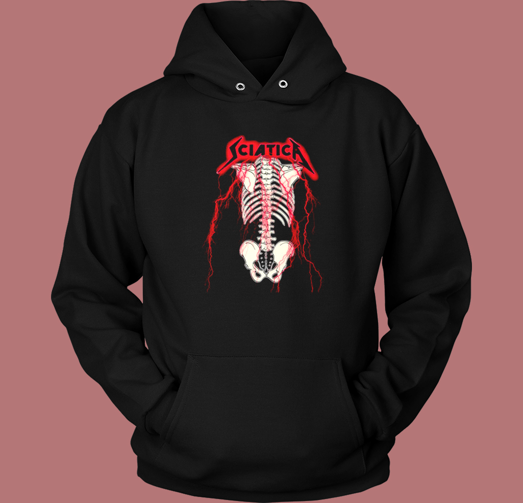 Sciatica Metallica Skeleton Hoodie Style Sciatica Metallica Skeleton Hoodie Style