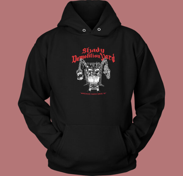 Shady Demolition Yard Logo Hoodie Style