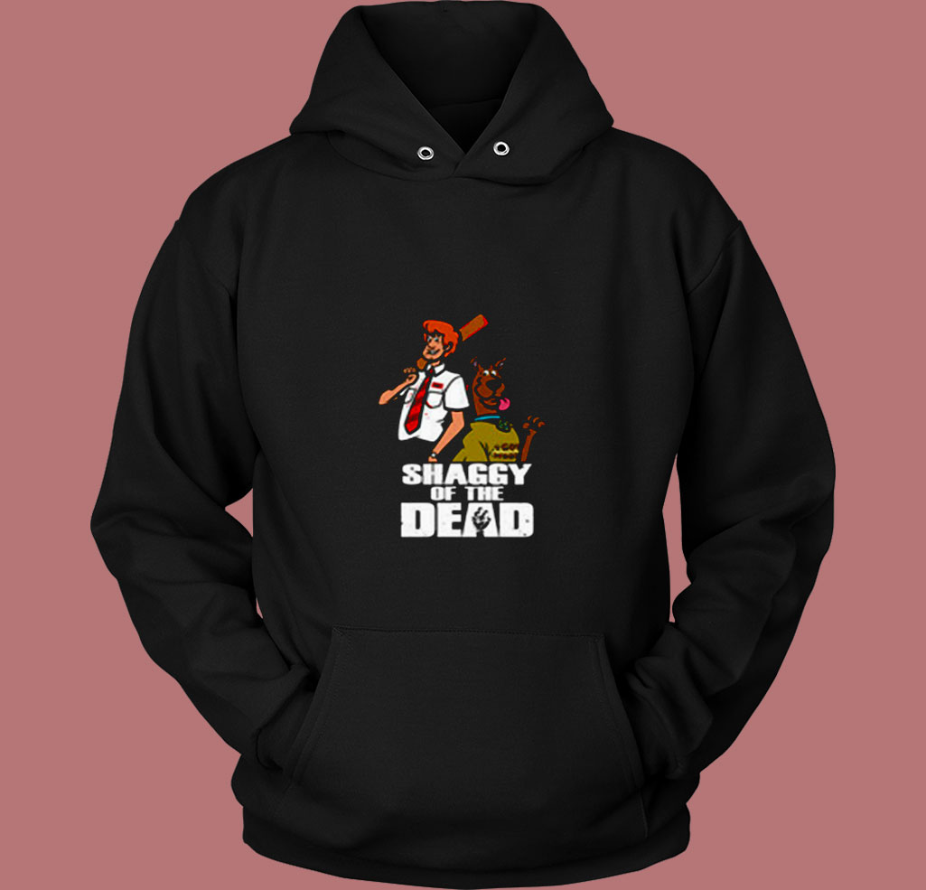 Shaggy Of The Dead Scoobydoo Mystery 80s Hoodie Shaggy Of The Dead Scoobydoo Mystery 80s Hoodie