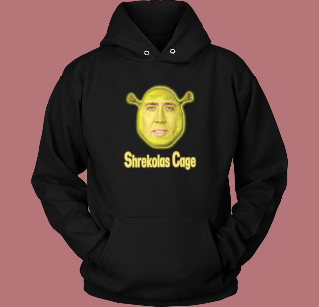 Shrekolas Cage Funny Hoodie Style Shrekolas Cage Funny Hoodie Style