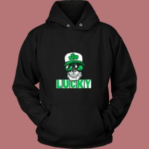Skull Halloween Made To Match Jordan 13 Lucky Green Vintage Hoodie