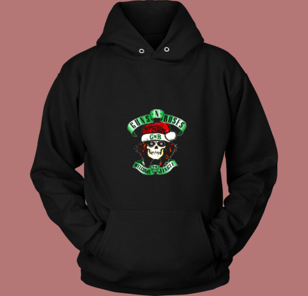 Skull Santa Guns N Roses Vintage Hoodie