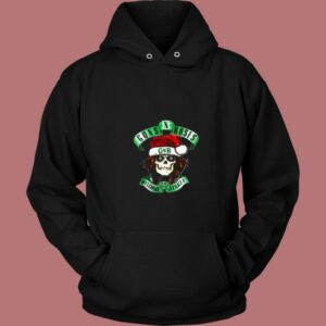 Skull Santa Guns N Roses Vintage Hoodie