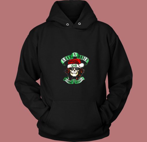Skull Santa Guns N Roses Vintage Hoodie Skull Santa Guns N Roses Vintage Hoodie