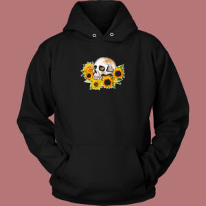 Skull Sunflower Aesthetic Hoodie Style