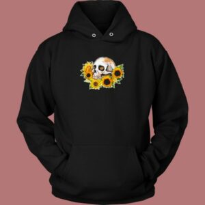 Skull Sunflower Aesthetic Hoodie Style