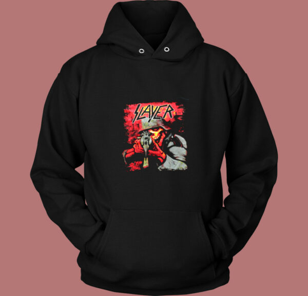 Slayer Sniper Skull Vintage Hoodie