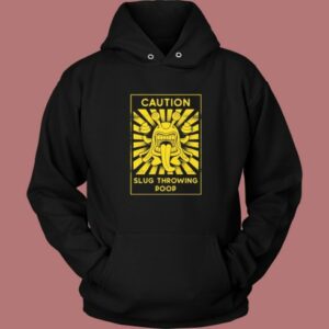 Slug Throwing Poop Hoodie Style