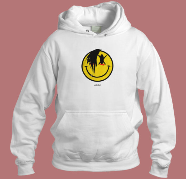 Smiley Symbol Eat Shit Hoodie Style