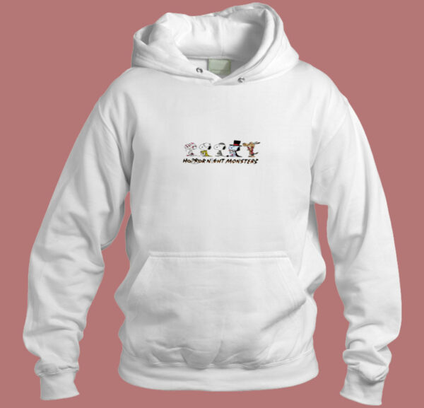 Snoopy Gank Horror Night Monsters Halloween Aesthetic Hoodie Style