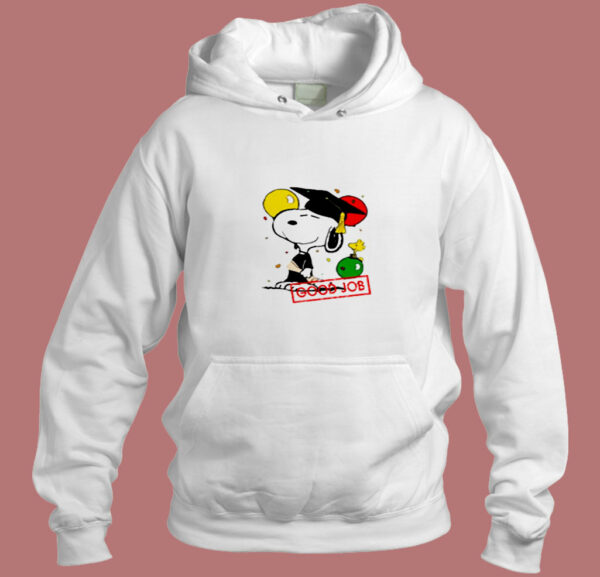 Snoopy Good Job Aesthetic Hoodie Style