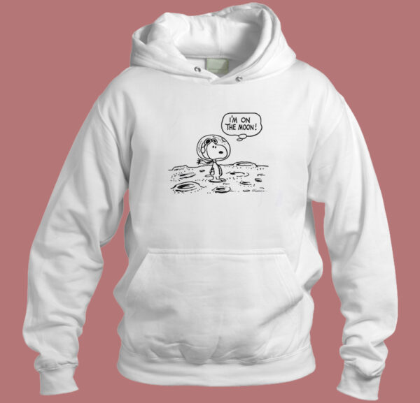 Snoopy Im On The Moon Hoodie Style