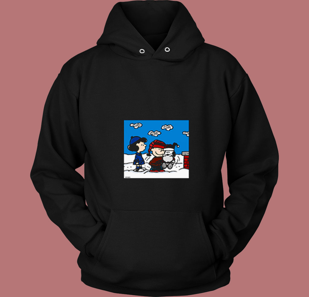 Snoopy Peanuts Santa Claus Christmas Cartoon 80s Hoodie Snoopy Peanuts Santa Claus Christmas Cartoon 80s Hoodie