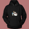 Snoopy Peanuts Snowman Christmas 80s Hoodie