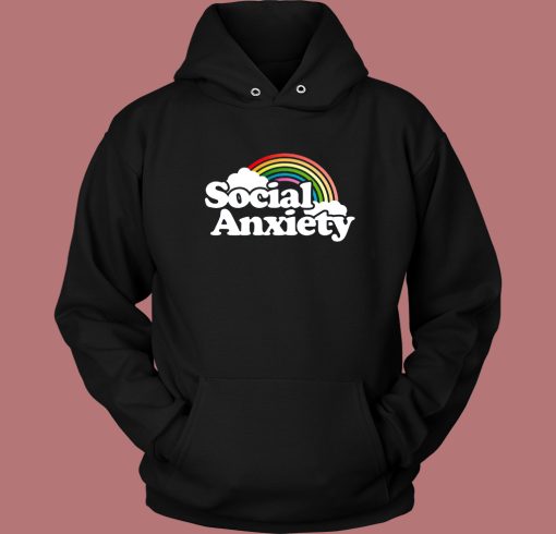 Social Anxiety Rainbow Hoodie Style Social Anxiety Rainbow Hoodie Style