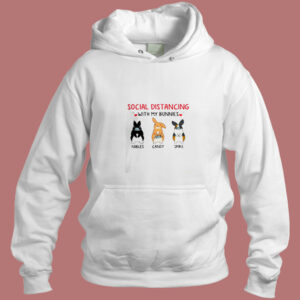 Social Distancing With My Bunnies Aesthetic Hoodie Style