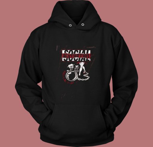 Social Distortion Ball And Chain Tour Vintage Hoodie Social Distortion Ball And Chain Tour Vintage Hoodie