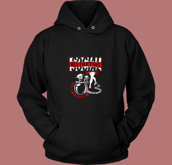 Social Distortion Graphic Vintage Hoodie