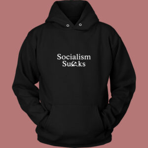 Socialism Sucks Funny Political Vintage Hoodie