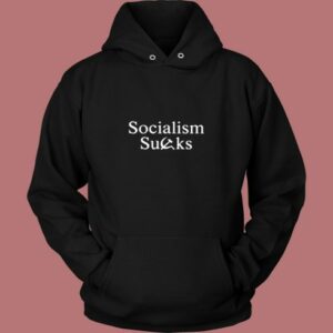 Socialism Sucks Funny Political Vintage Hoodie