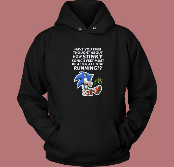 Sonic’s Stinky Feet Hoodie Style