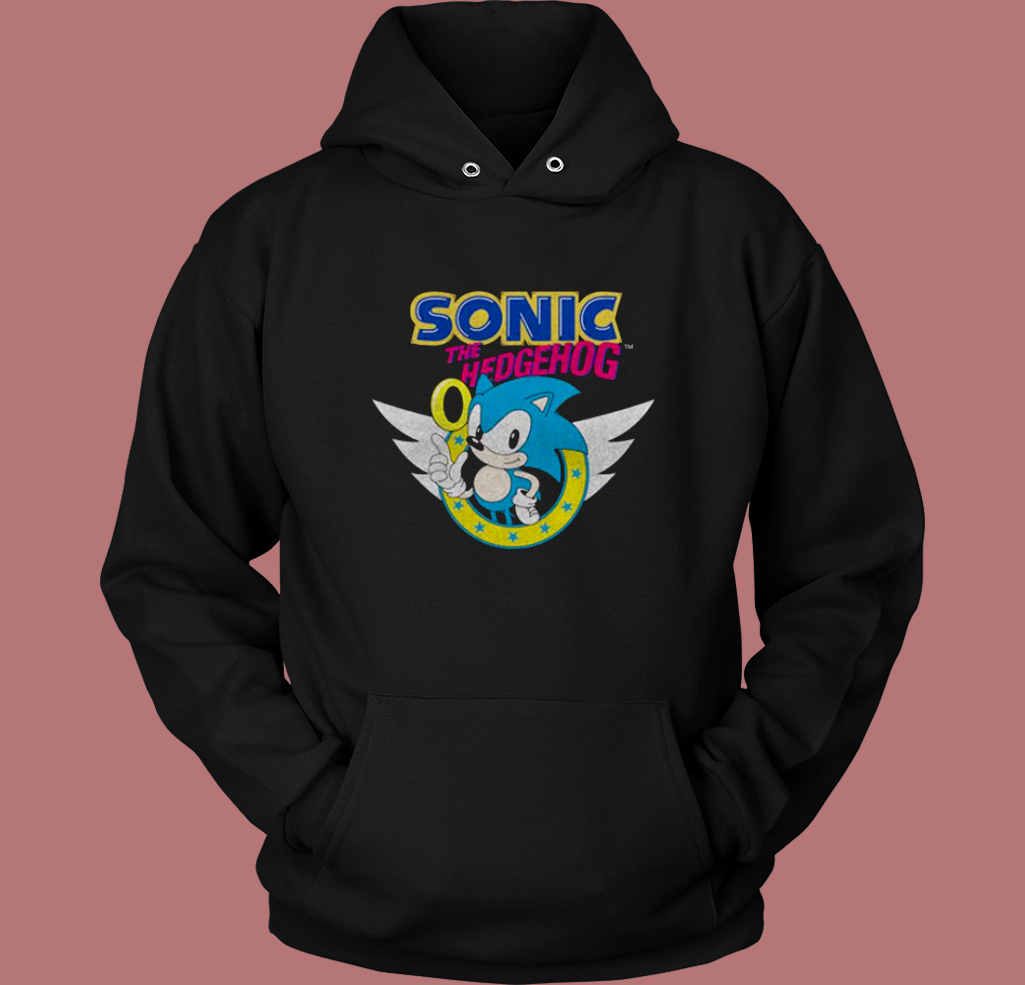 Sonic The Hedgehog Rings And Wings Hoodie Style Sonic The Hedgehog Rings And Wings Hoodie Style