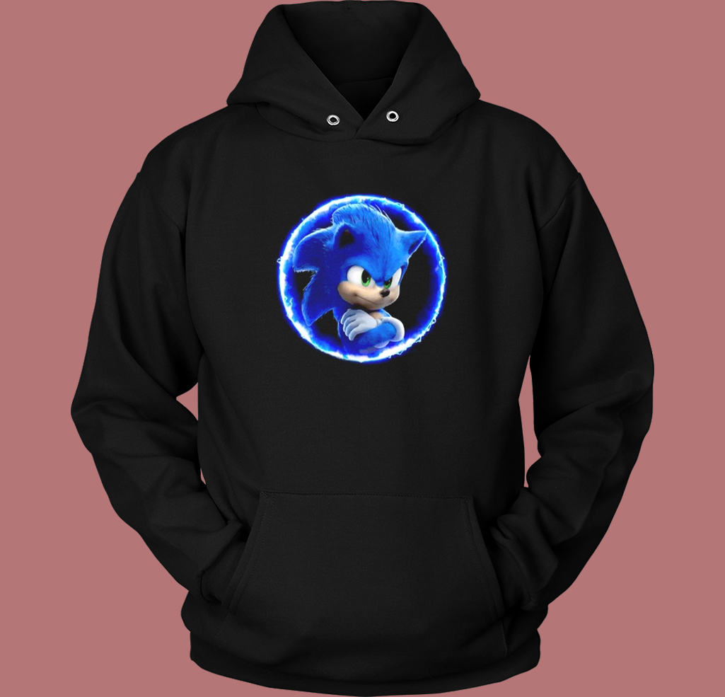 Sonic the Hedgehog 2 Circle Hoodie Style Sonic the Hedgehog 2 Circle Hoodie Style