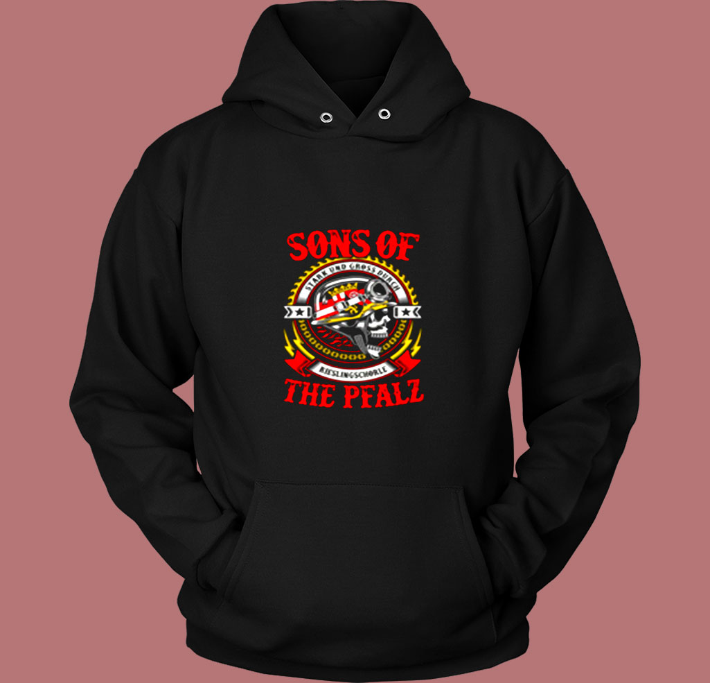 Sons Of Stark Und Gross Durch Rieslingschorle The Pfalz Vintage Hoodie Sons Of Stark Und Gross Durch Rieslingschorle The Pfalz Vintage Hoodie