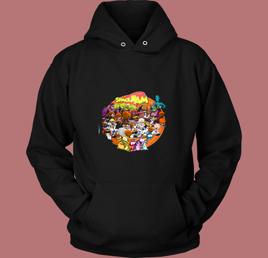 Space Jam English Retro Custom Vintage Hoodie Space Jam English Retro Custom Vintage Hoodie