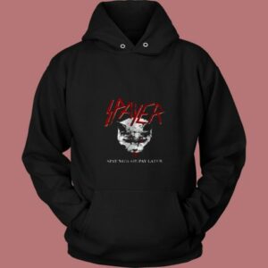 Spayer Funny Vintage Style Slayer Parody Cat 80s Hoodie