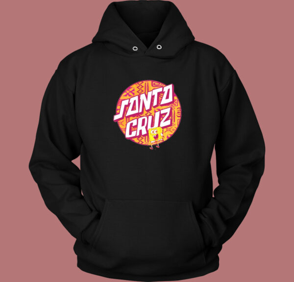 Spongebob And Santa Cruz Hoodie Style