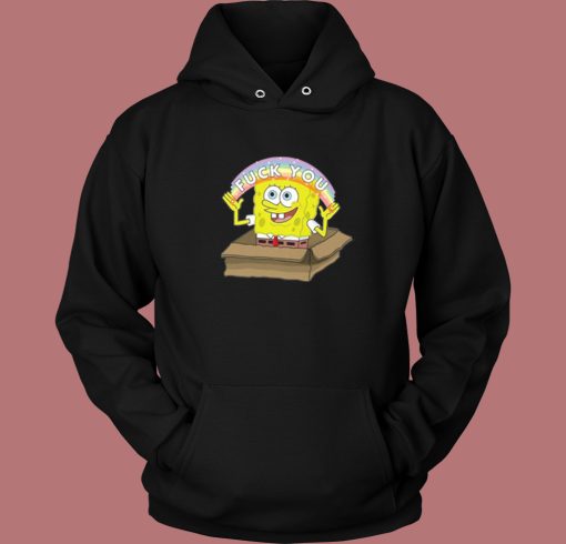 Spongebob Rainbow Fuck You Hoodie Style Spongebob Rainbow Fuck You Hoodie Style