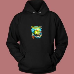 Springtastic Fantastic Four Bart Superhero Vintage Hoodie